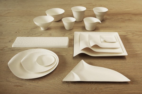 I never said disposable dishes weren't stylish and even biodegradable ... Photo credit: http://www.visualnews.com/2013/10/knew-disposable-plates-stylishly-designed-biodegradable-tableware-wasara/